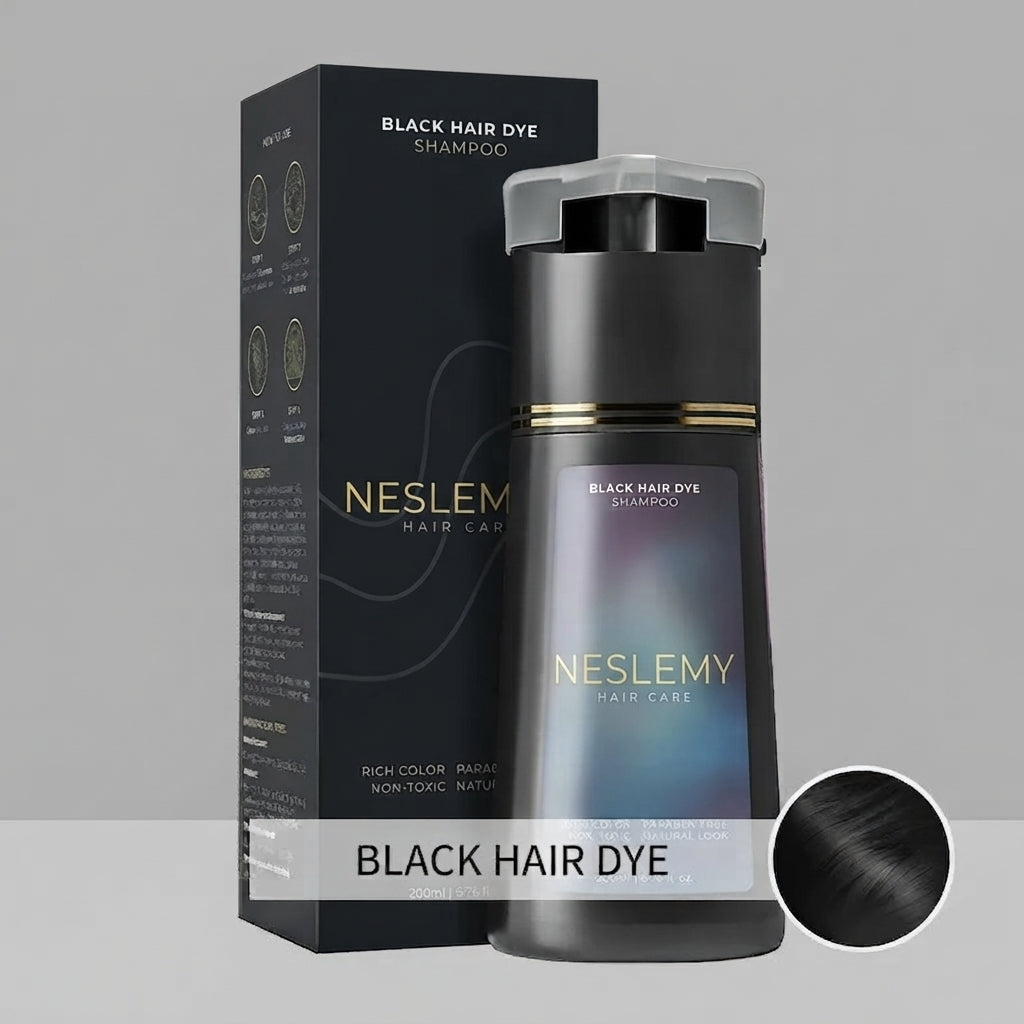 🎁 Buy 2 Get 1 FREE | 10-Minute Gray Coverage Hair Dye Shampoo ✨ Easy to Use, Ammonia-Free & Multi-Color