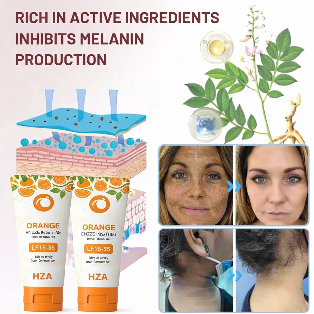 ✨Buy 2 Get 2 FREE 🍊Orange Enzyme Exfoliating Gel — Break Down Dead Skin, Unclog Pores & Reveal Baby-Smooth Skin