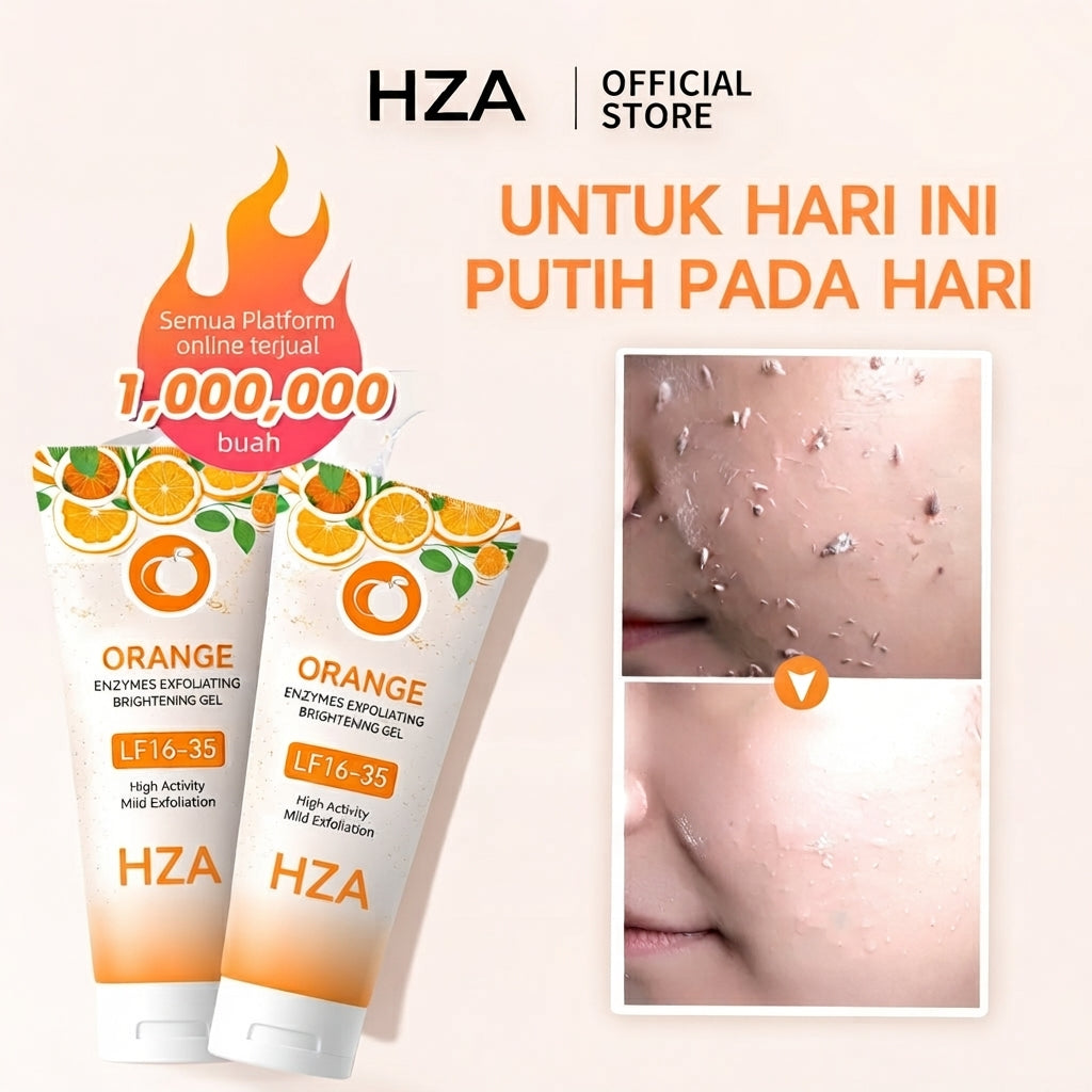 ✨Buy 2 Get 2 FREE 🍊Orange Enzyme Exfoliating Gel — Break Down Dead Skin, Unclog Pores & Reveal Baby-Smooth Skin