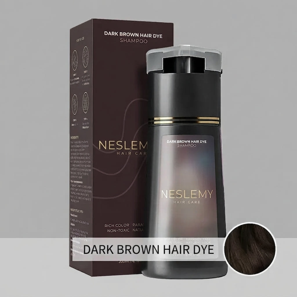 🎁 Buy 2 Get 1 FREE | 10-Minute Gray Coverage Hair Dye Shampoo ✨ Easy to Use, Ammonia-Free & Multi-Color
